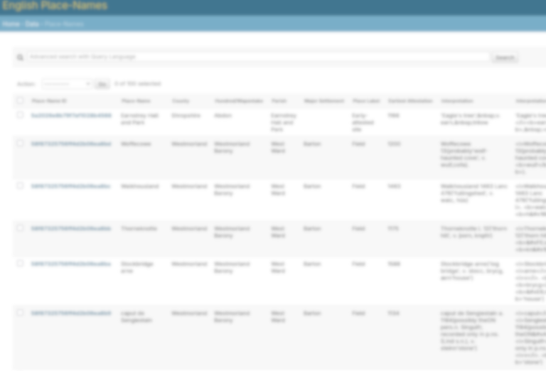 Digital Survey of English Place-Names